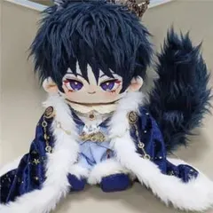 青 着せ替えぬいぐるみ ぬい服20㎝ セット 王様 マント 男 ブルー