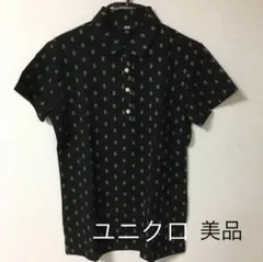 UNIQLO 花柄 半袖 コラボ ポロシャツ　美品のサムネイル