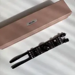 miumiu leather studs bangle / bracelet