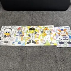 プロ野球チップス2025マスコットカード 5枚セット