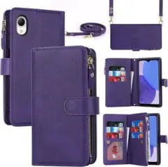 Galaxy A23 ケース 手帳型 日本版 ショルダー ポシェット