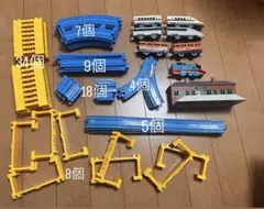 (大容量)プラレールセット 車両とレール