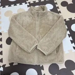 ユニクロ　ベージュ フリースジャケット サイズ130