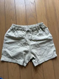 最終値下げ　UNIQLO ハーフパンツ 100cm デニムブルー・ベージュ