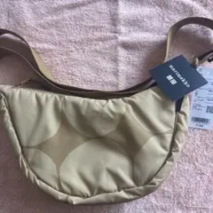marimekko クッションショルダーバッグ ベージュ