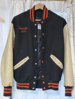 最終値下げ　DeLONG スタジャン ブラック/ベージュ