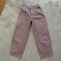 週末限定★GU ジーユー GIRLSバレルレッグジーンズJR Lサイズ160