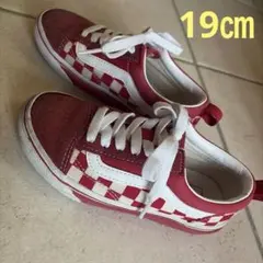 VANS 19㎝　チェックスニーカー