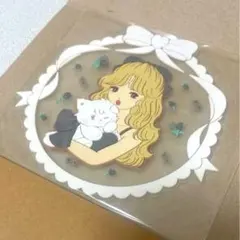 mikko illustrations クリアラバーコースター2 girl