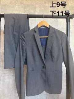 美品✨オリヒカ RHYMEシリーズ パンツスーツ ストライプ ウォッシャブル