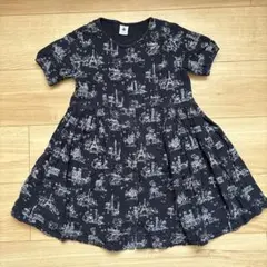 ★プチバトー　ネコ柄ワンピース　6ans 116cm