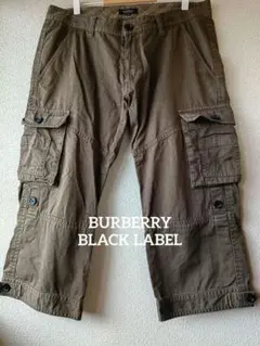 Burberry Black Label カーゴパンツ ハーフパンツ カーキのサムネイル