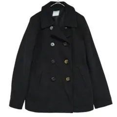 OLD NAVY オールドネイビー ピーコート ダブルブレスト S 黒 ウール混のサムネイル