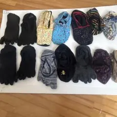 フットカバー 14足セット 5本指　レース