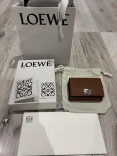 ロエベ　アナグラム トライフォールド　ウォレット 三つ折り財布