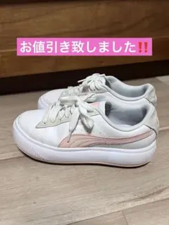 PUMA スニーカー ホワイト ピンク