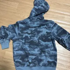 GAP キッズ 迷彩柄 ジップアップパーカー Lサイズ