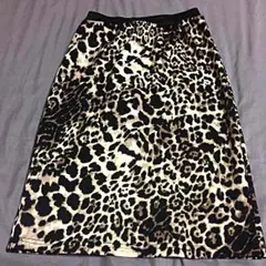 秋冬オススメ！ヒョウ柄 レオパード柄 ペンシルスカート タイトスカート