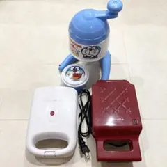 調理家電 ❤︎ ホットサンド　チュロス　ワッフル　かき氷　ドラえもん　キッチンのサムネイル