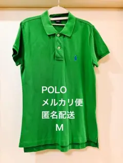 POLO ポロシャツ　M トップス　緑　　　グリーン