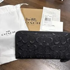 COACH ブラック 長財布