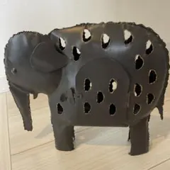 キャンドルホルダー 象のオブジェ キャンドル