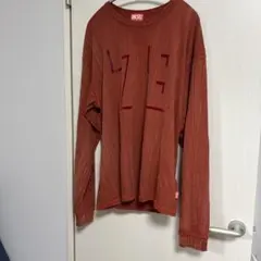 DIESEL ディーゼル Tシャツ TBOX1-TS-02 Mサイズ 赤茶系