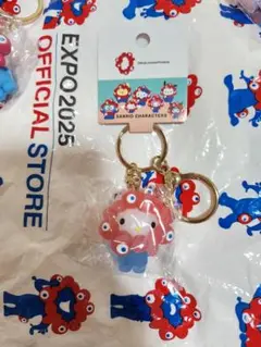 新品 EXPO2025 関西万博 ミャクミャク　サンリオ　マスコットキーホルダー
