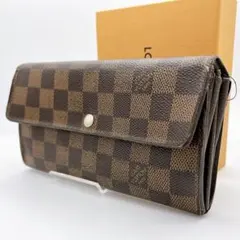 LOUISVUITTON ダミエ ポルトフォイユ サラ 男女兼用 LOUISVUITTON ダミエ ポルトフォイユ サラ 男女兼用 - メルカリ