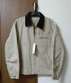 新品未使用★NATURAL★GU ウォッシュドコットンワークジャケット★木村拓哉