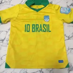H&M サッカー ブラジル ユニフォーム風 Tシャツ ポロシャツ 130cm