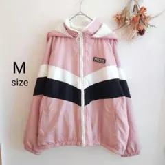 ピンクモコモコ 中綿ダウンコート M