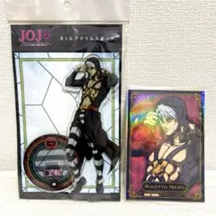 ジョジョの奇妙な冒険 リゾット・ネエロ　アクリルスタンド　ホログラムカード