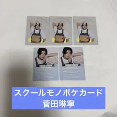 菅田琳寧　スクールモノボケカード(5枚)