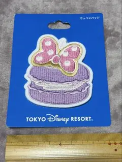 東京ディズニーリゾート ワッペンバッジ マカロン ミニー