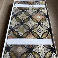 『新品・お仕立て上がり！』西陣『白寿苑』仲間由紀恵着用柄高級袋帯　七宝菱華文 新品・お仕立て上がり！』西陣『白寿苑』仲間由紀恵着用柄高級