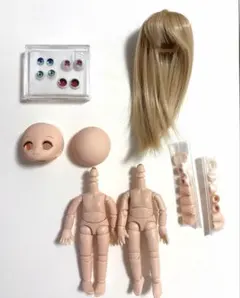 ジャンク品　オビツ11 ドール　ボディ　ヘッド ウィッグ アイ セット