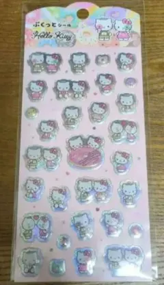 ハローキティ ぷくっとシール