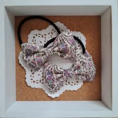 リボンのヘアゴム　No.455