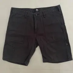 最終価格stussy ショートパンツ ブラックのサムネイル