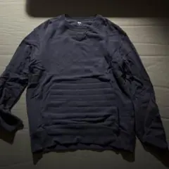 UNIQLO クルーネック スウェット ネイビーのサムネイル