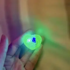 ハート型 リング蓄光