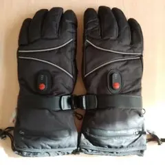 2025年 電熱グローブ 電熱手袋 バイク スマホ対応 Mサイズ ブラック