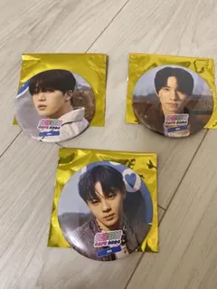 JO1 佐藤景瑚 鶴房汐恩 木全翔也 KCON CAFE 2024 缶バッチ