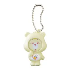 ケアベア フォトフレームマスコット スパークルハートベア ホワイト