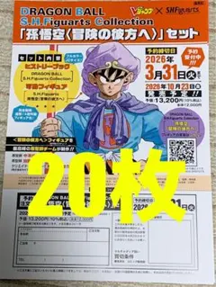 『ドラゴンボール 冒険の彼方へ』フライヤー20枚セット　S.H.Figuarts