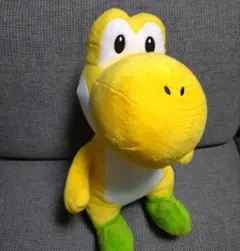 美品★スーパーマリオ　特大サイズぬいぐるみ　ヨッシー　黄色　イエロー