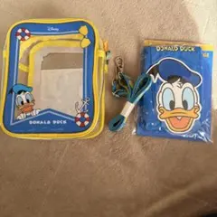 東京ばな奈　ドナルド　チップ&デール　クリアポーチ　ショルダー