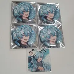 すにすて おさでい SneakerStep 缶バッジ 4個 ステッカー セット