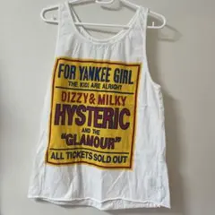 こ*こ様 レア HYSTERIC GLAMOUR タンクトップ アイボリー - メルカリ